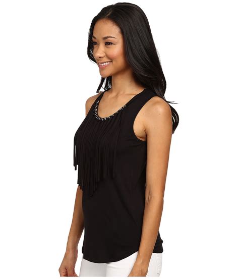 michael kors lace sleeve top|Michael Kors halter tank tops.